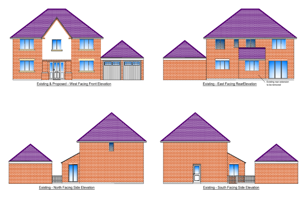 little cranfield takely rear extension architectural design and planning in essex